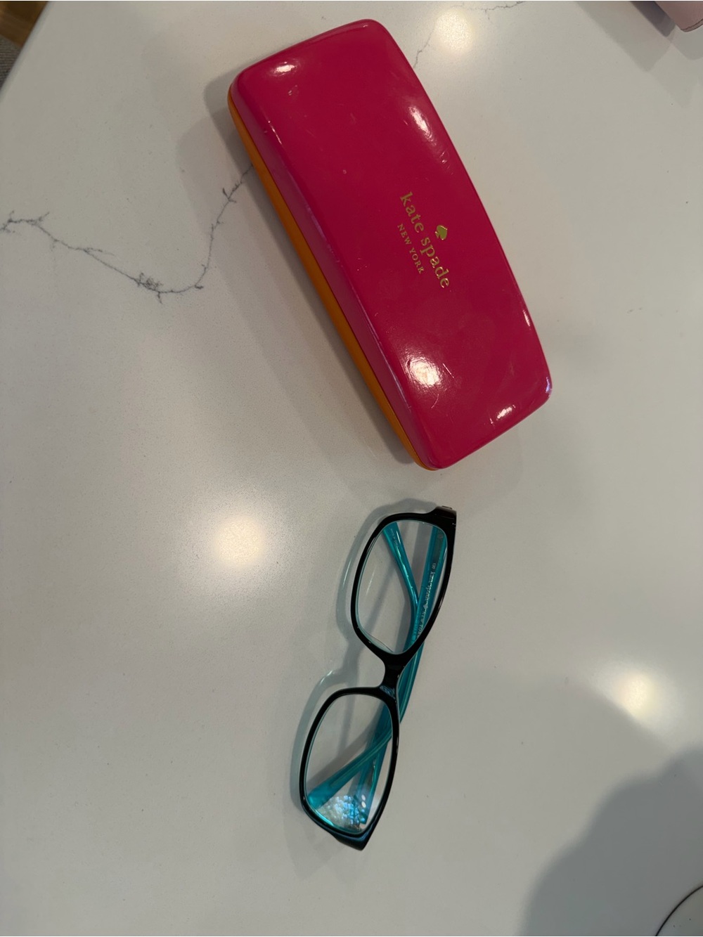 kate spade black and blue eyeglasses